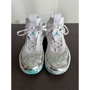 Air Jordan 36 x Guo Ailun Mid White Hyper Jade - DQ4461-130 Size 5 Y Boys Kids